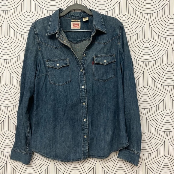 Levi's Tops - Levi’s Western Denim Shirt Size Large